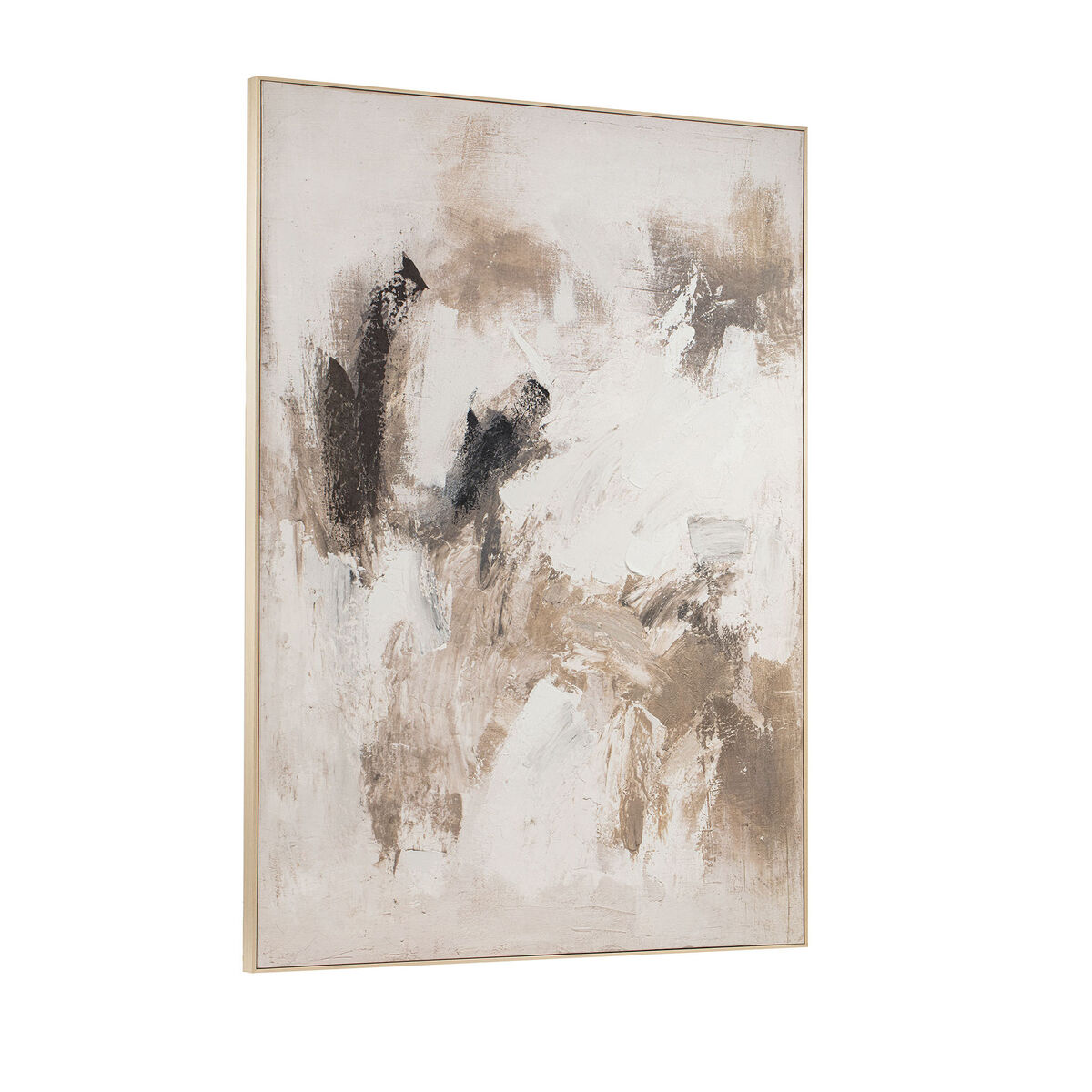 Painting Home ESPRIT White Beige Abstract Urban 130 x 5 x 180 cm