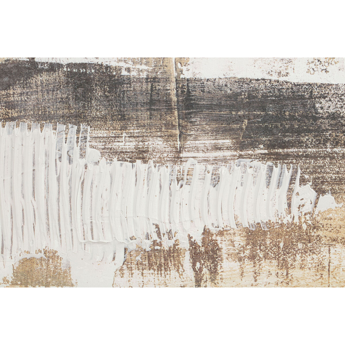 Painting Home ESPRIT White Beige Abstract Urban 130 x 5 x 180 cm