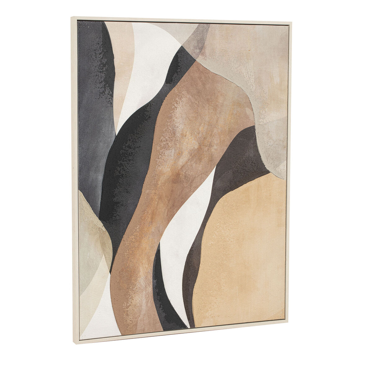 Painting Home ESPRIT Brown Beige Abstract Urban 60 x 2,8 x 80 cm (2 Units)
