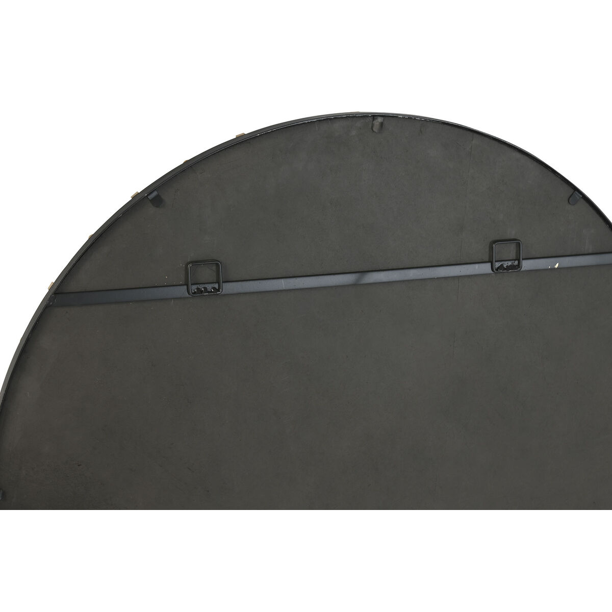 Wall mirror Home ESPRIT Black Golden Modern 90 x 3,5 x 90 cm