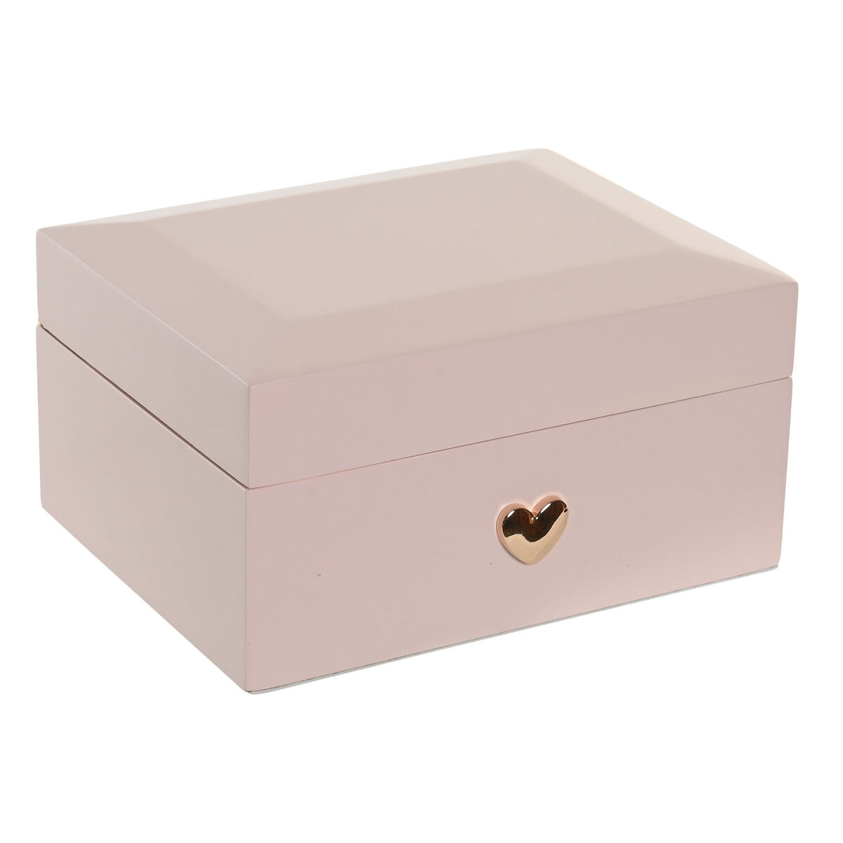 Jewelry box Home ESPRIT Pink Wood Mirror