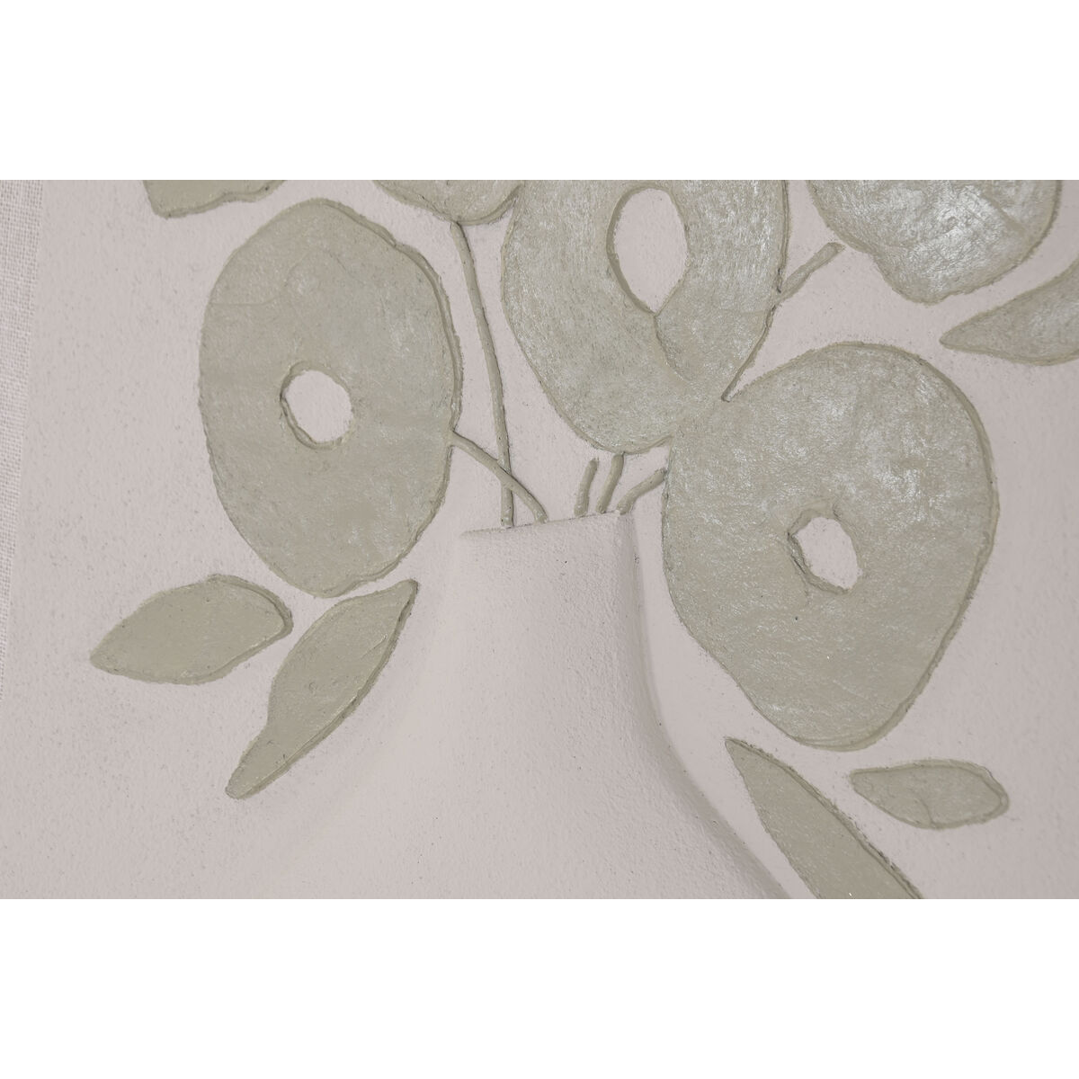Painting Home ESPRIT Green Beige Vase Scandinavian 80 x 3 x 120 cm 80 X 10 X 120 CM (2 Units)