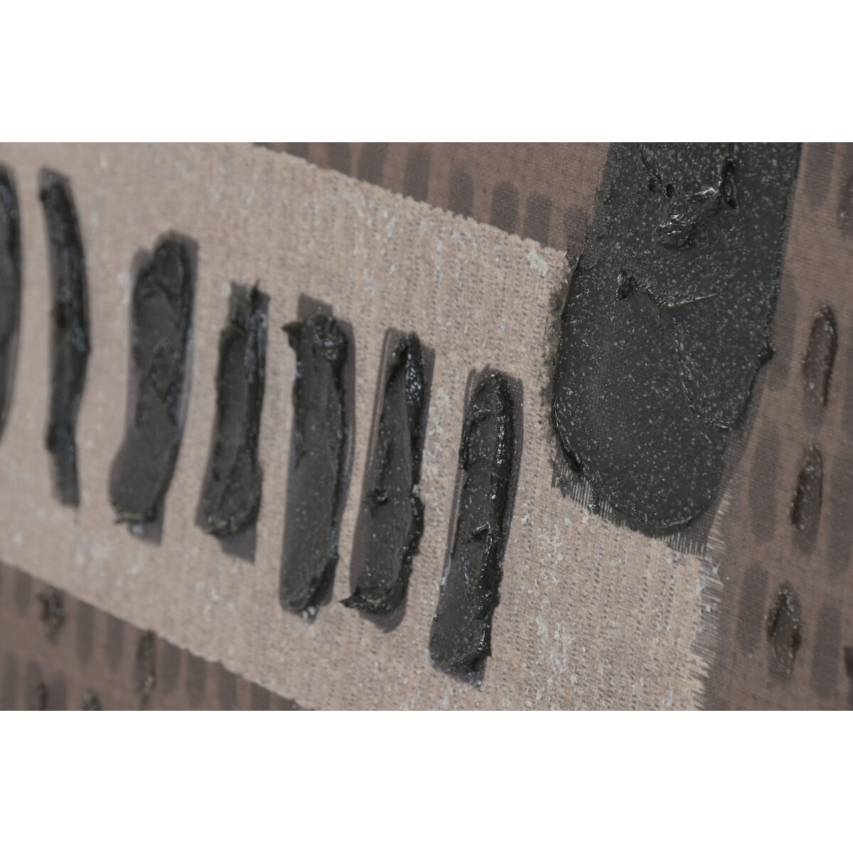 Canvas Home ESPRIT Brown Black Abstract Urban 63 x 4 x 93 cm (2 Units)