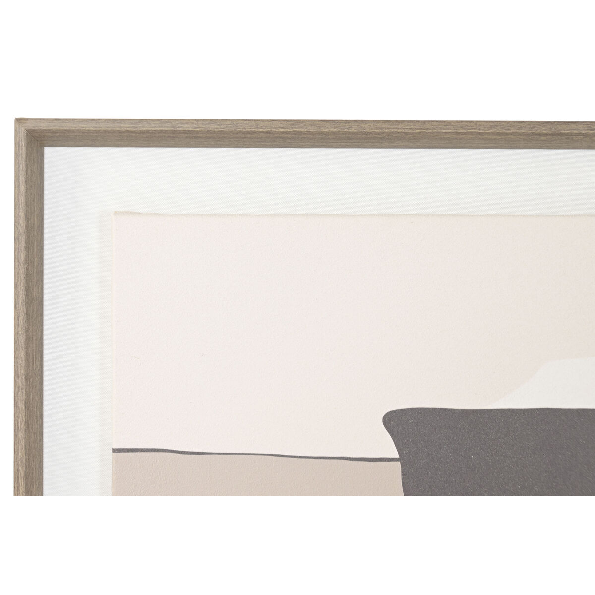 Painting Home ESPRIT White Beige Abstract Urban 100 x 4 x 50 cm (2 Units)