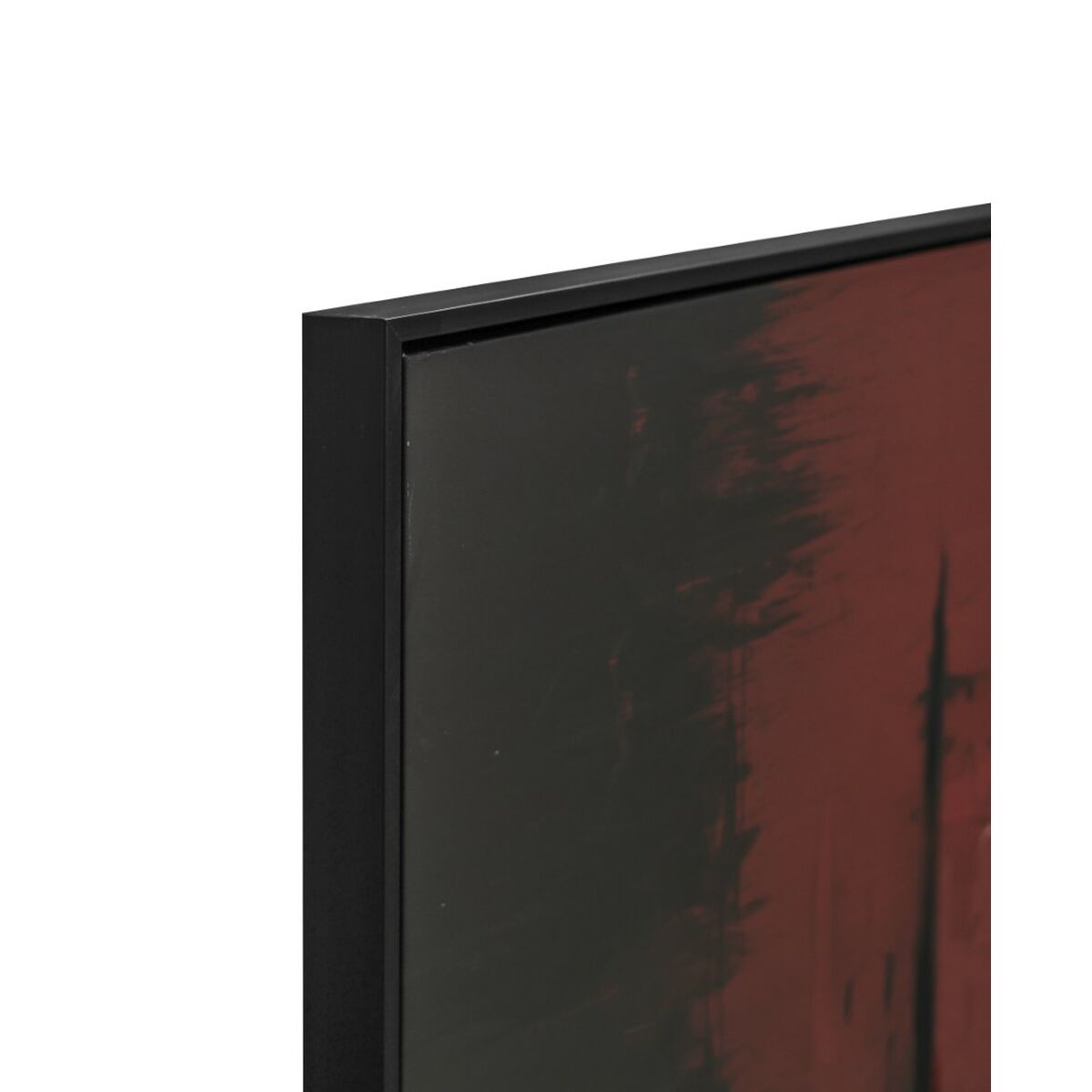 Painting Home ESPRIT Black Red Modern 83 x 4 x 123 cm (2 Units)