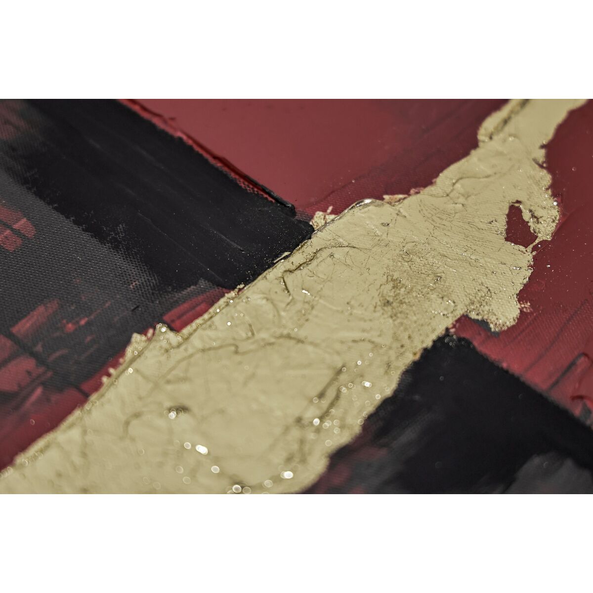 Painting Home ESPRIT Black Red Modern 83 x 4 x 123 cm (2 Units)