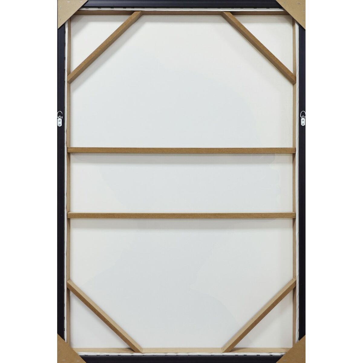 Painting Home ESPRIT Black Red Modern 83 x 4 x 123 cm (2 Units)