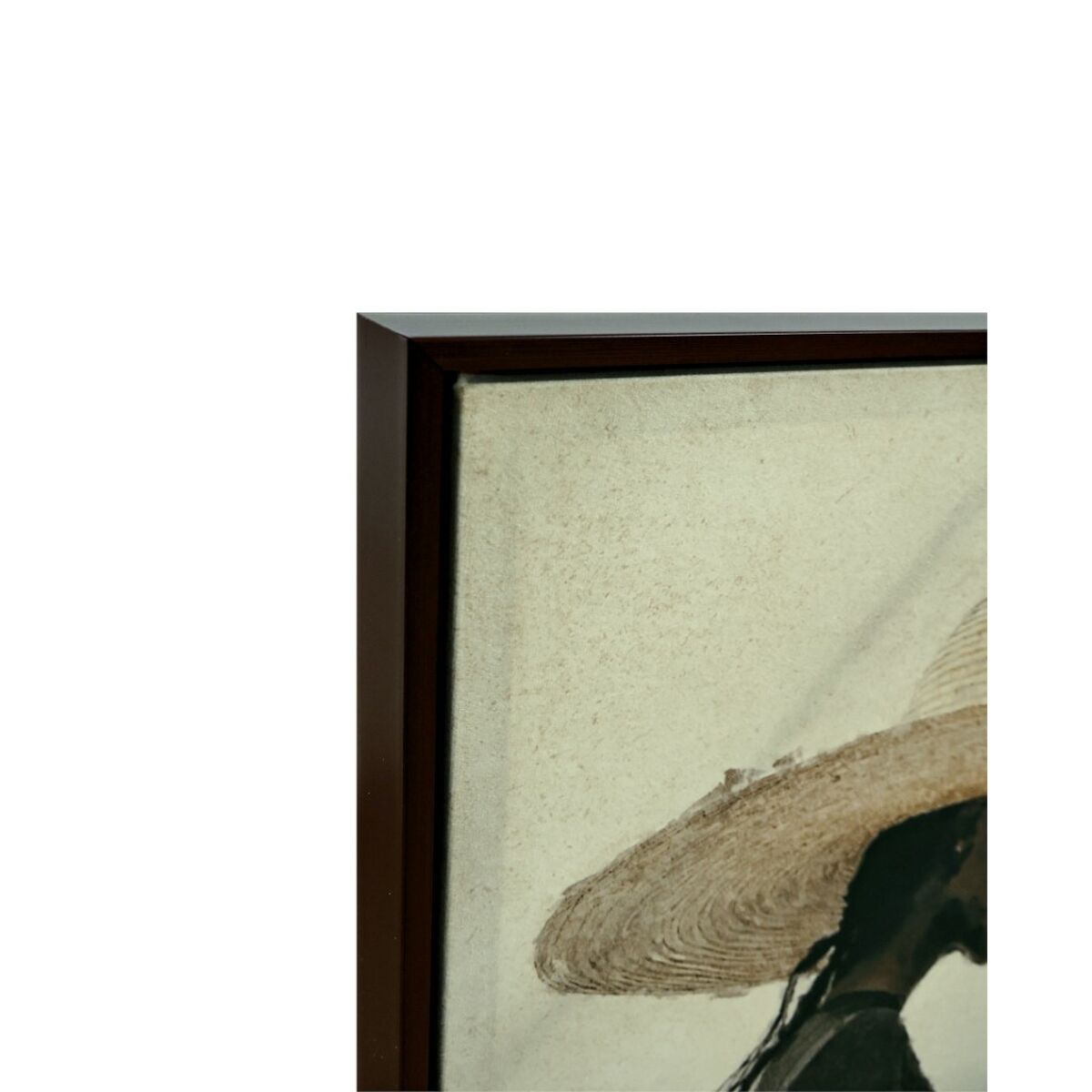 Painting Home ESPRIT Black Beige Colonial Velvet 83 x 4 x 123 cm (2 Units)