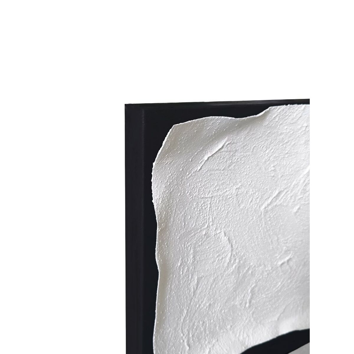 Painting Home ESPRIT White Black Modern 80 x 4 x 80 cm (2 Units)