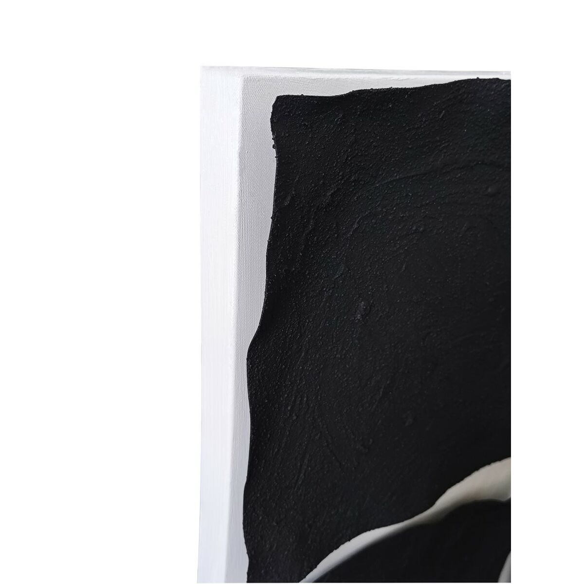 Painting Home ESPRIT White Black Modern 80 x 4 x 80 cm (2 Units)
