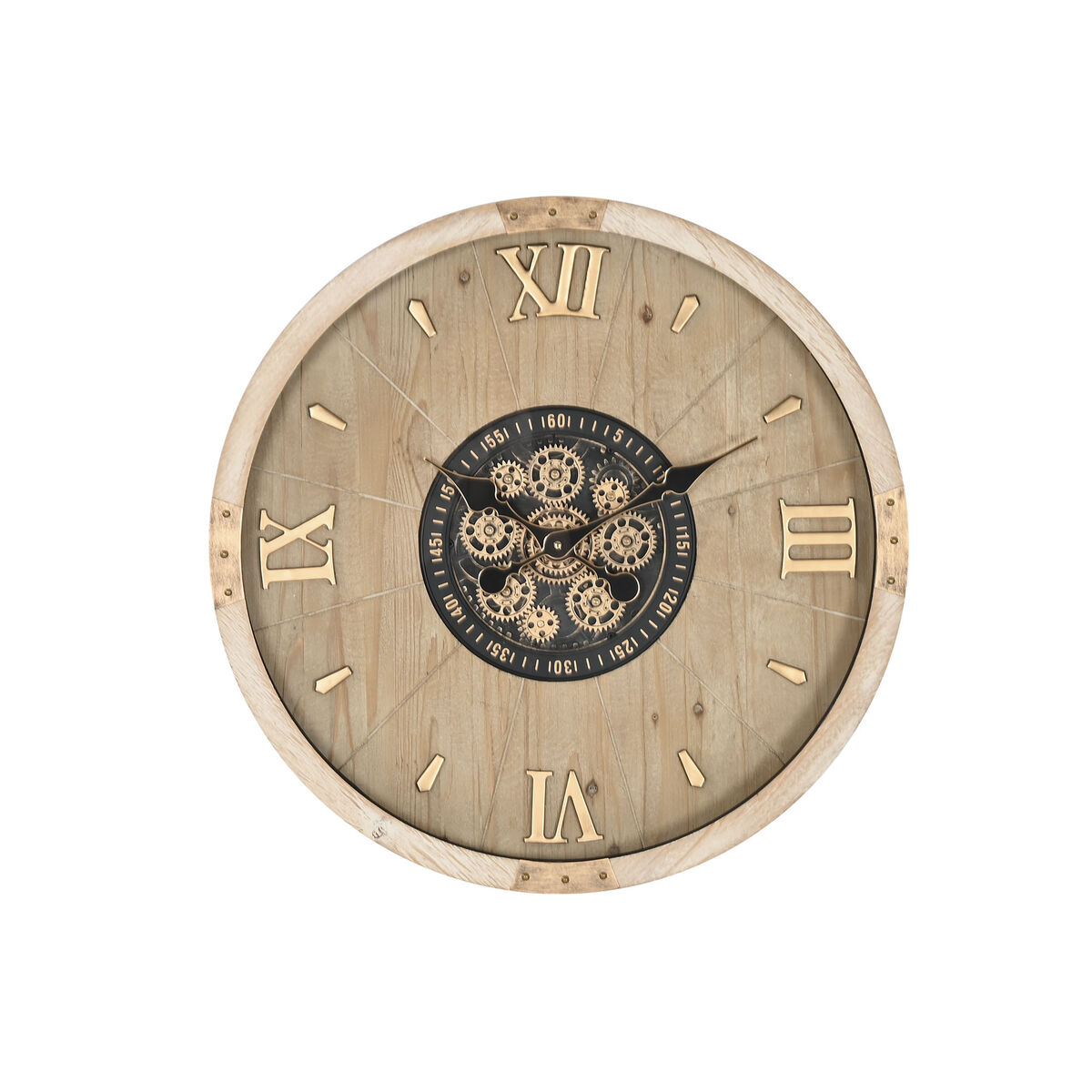Wall Clock Home ESPRIT Golden Natural Crystal Cottage 63,5 X 8 X 63,5 CM Wall Clock Home ESPRIT Golden Natural Crystal Cottage 63,5 X 8 X 63,5 CM
