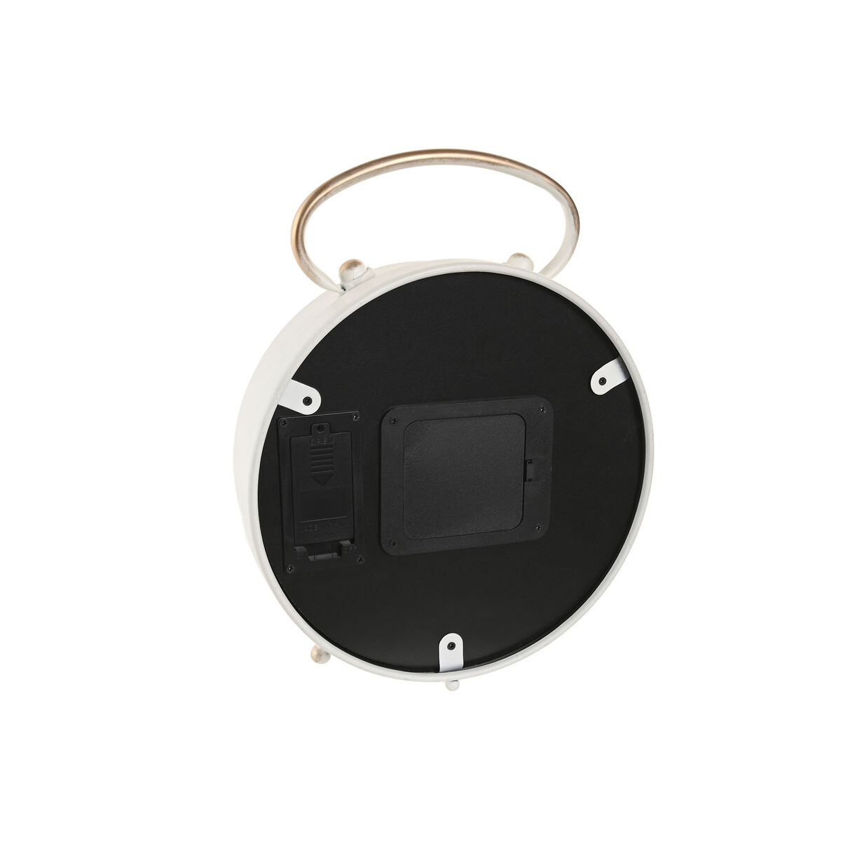 Table clock Home ESPRIT White Golden Scandi