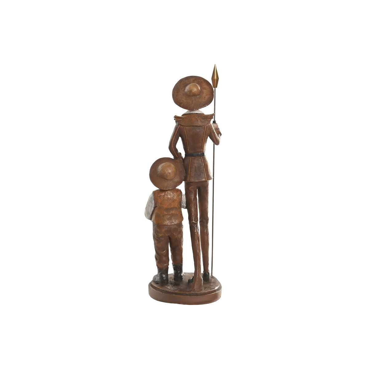 Decorative Figure Home ESPRIT Brown 14 X 13 X 38,5 CM