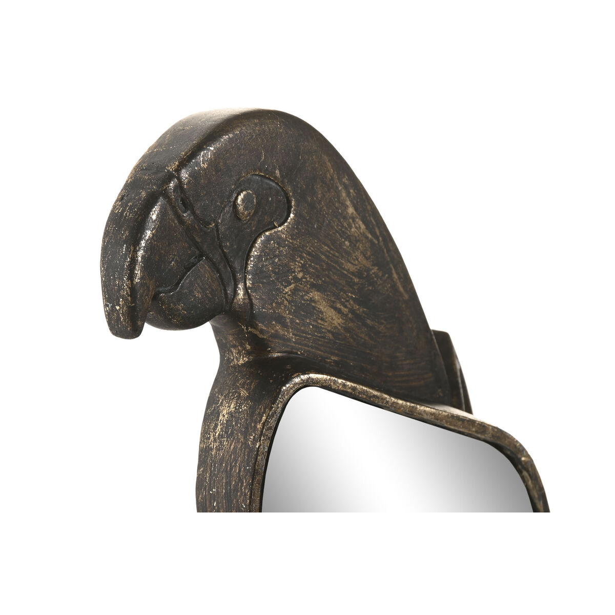 Wall Decoration Home ESPRIT Golden Modern Parrot 18,5 X 5,5 X 49,5 CM
