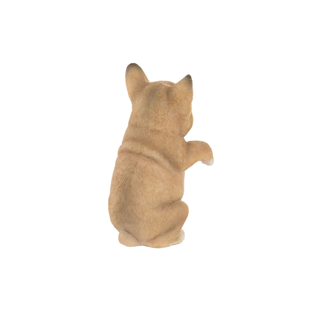 Decorative Figure Home ESPRIT White Brown 8 x 8 x 14 cm (4 Units)