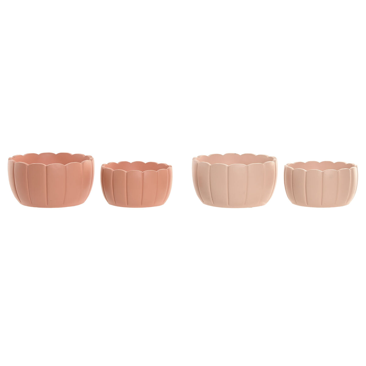 Planter Home ESPRIT Terracotta Light Pink Cement Shabby Chic 18 x 18 x 10 cm (2 Pieces) (2 Units) Planter Home ESPRIT Terracotta Light Pink Cement Shabby Chic 18 x 18 x 10 cm (2 Pieces) (2 Units)