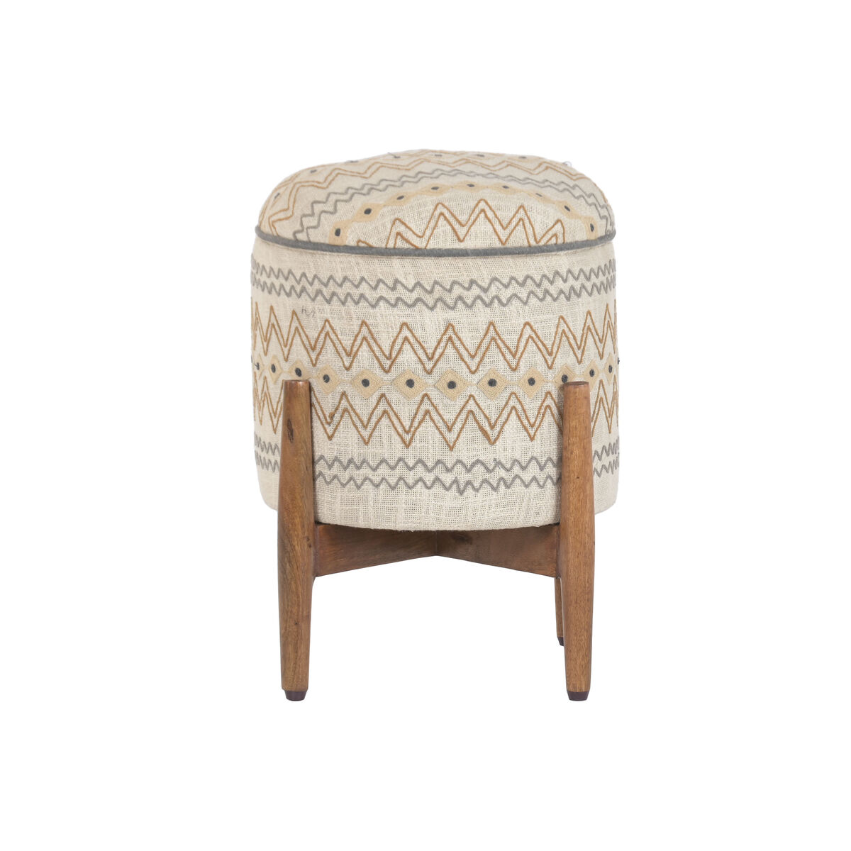 Footrest Home ESPRIT Beige Urban 40 x 40 x 52 cm Footrest Home ESPRIT Beige Urban 40 x 40 x 52 cm