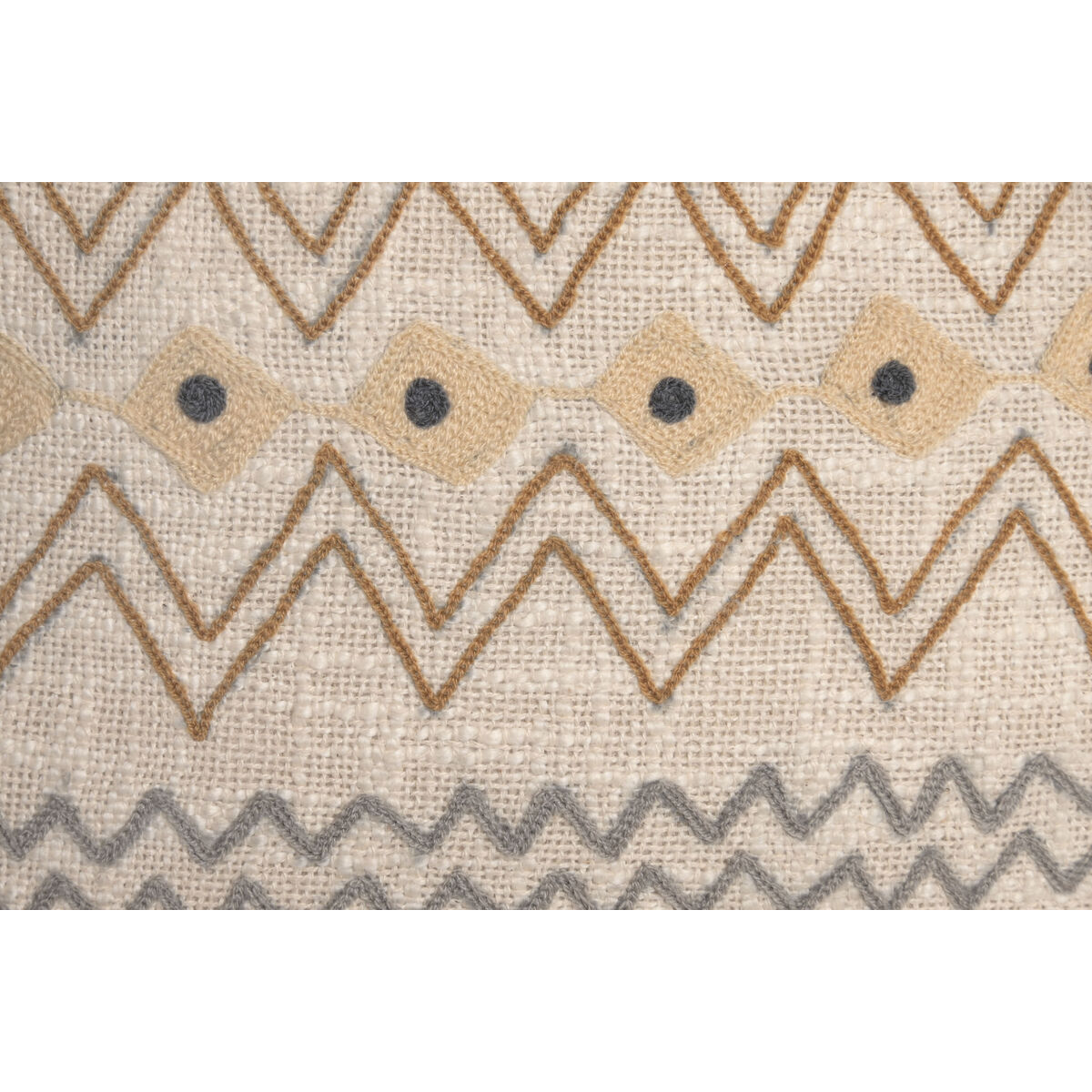 Cushion Home ESPRIT Beige Ikat 45 x 45 x 15 cm