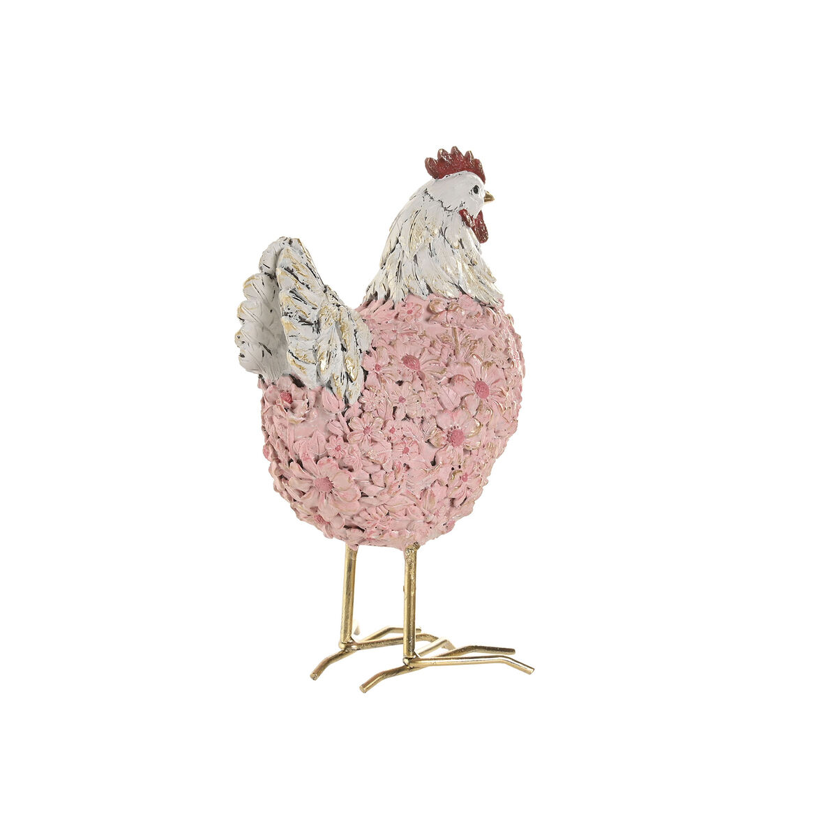 Decorative Figure Home ESPRIT Green Pink (2 Units)