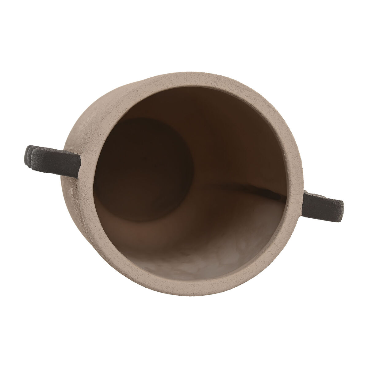 Vase Home ESPRIT Brown Stoneware