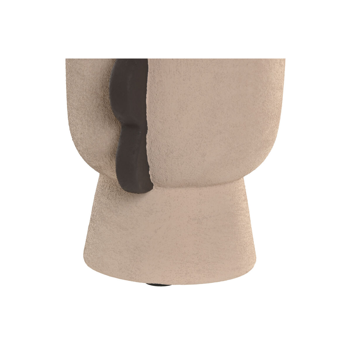 Vase Home ESPRIT Brown Stoneware