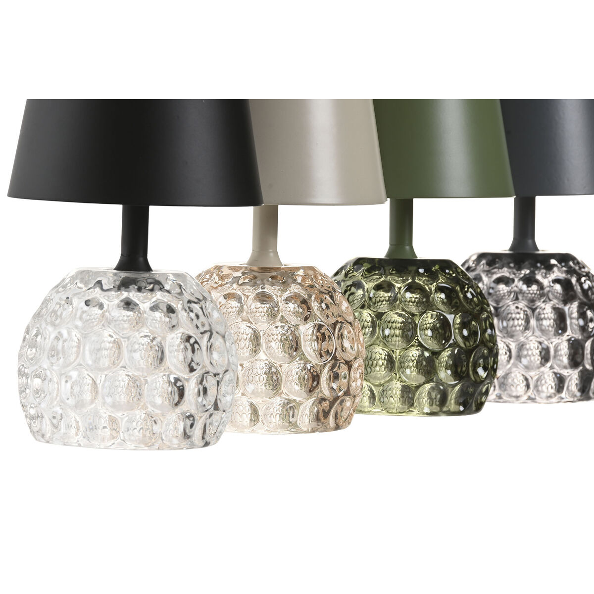 Desk lamp Home ESPRIT Yellow Green Grey (4 Units)