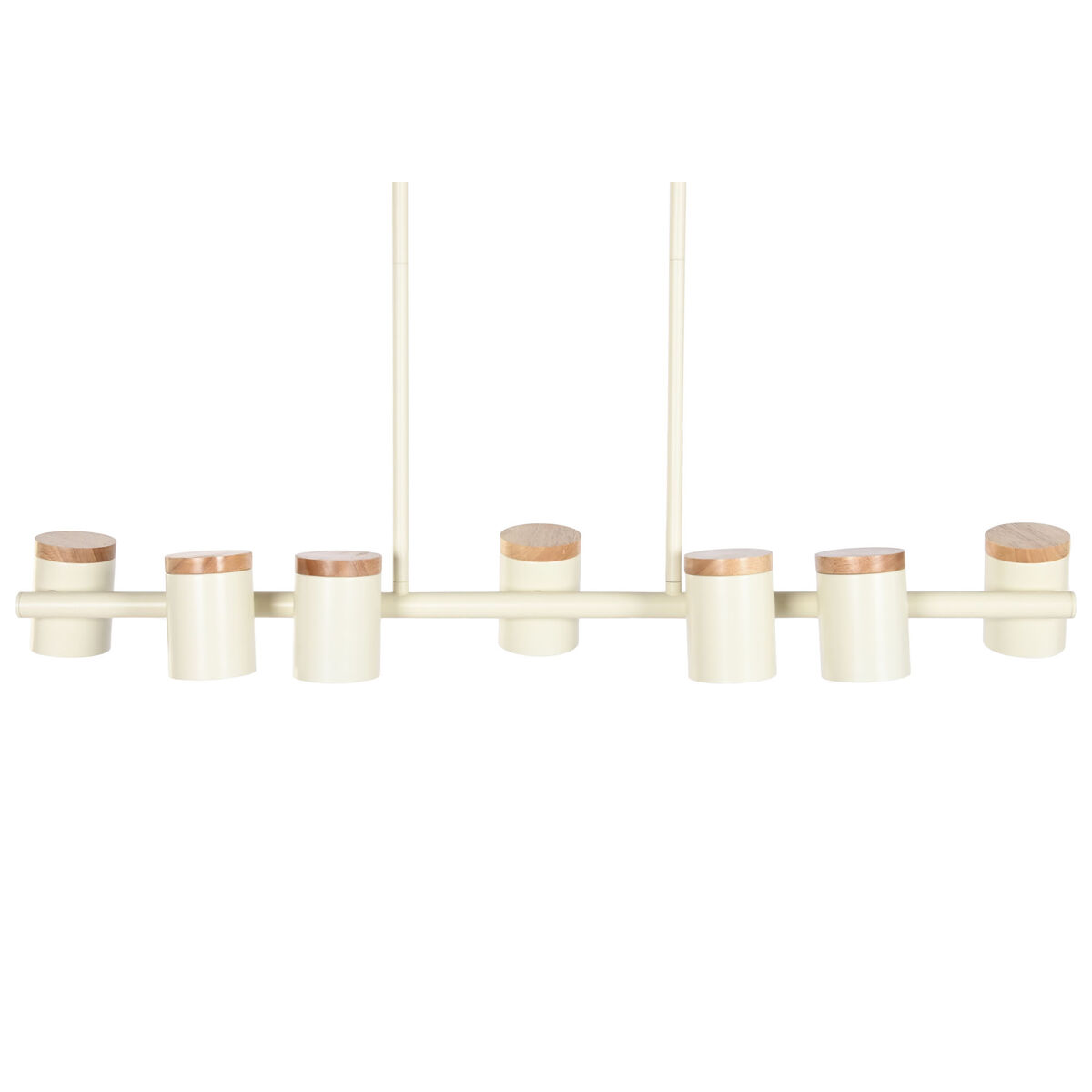 Ceiling Light Home ESPRIT White Wood Metal 104 X 18 X 164 CM