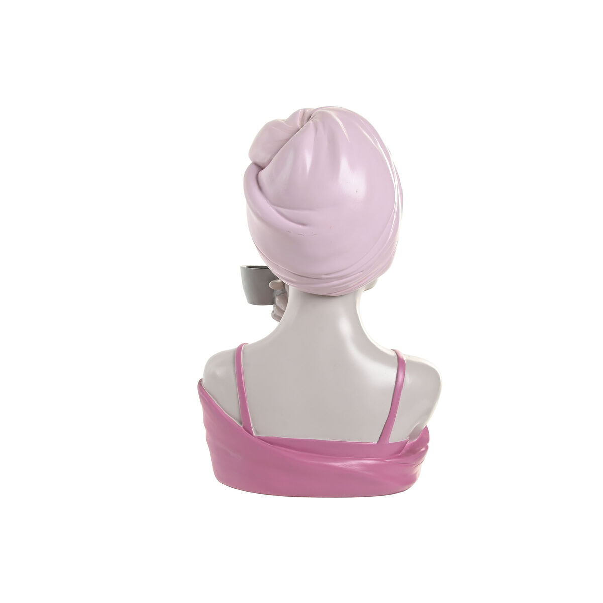 Decorative Figure Home ESPRIT Red Coral Lady 20 X 18,5 X 29 CM (2 Units)