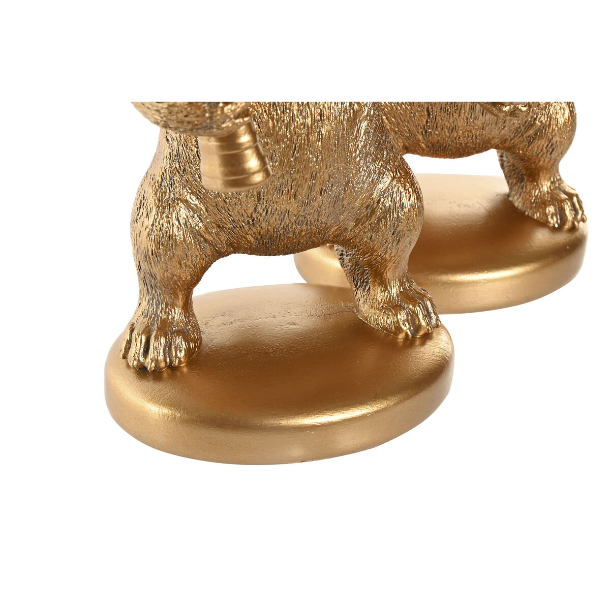 Decorative Figure Home ESPRIT Golden Dog 16,5 X 13 X 27 CM (2 Units)