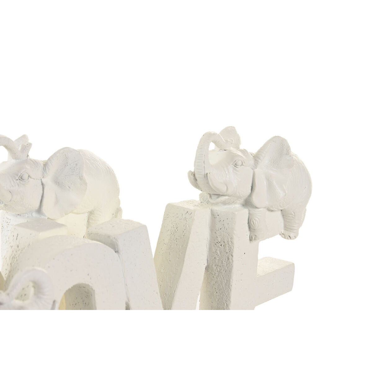 Decorative Figure Home ESPRIT White Oriental 25 X 5 X 13 CM (2 Units)