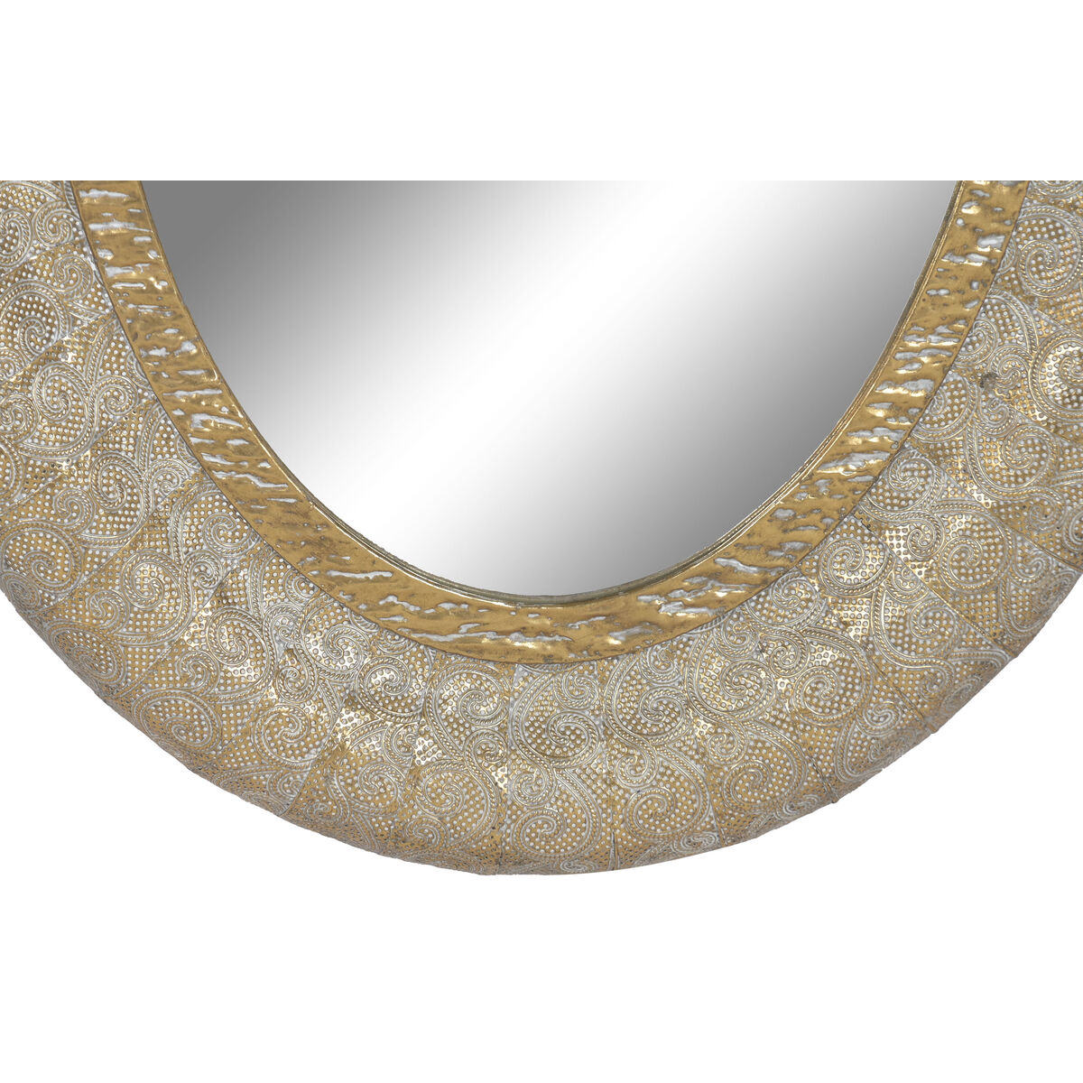 Wall mirror Home ESPRIT Golden Arab