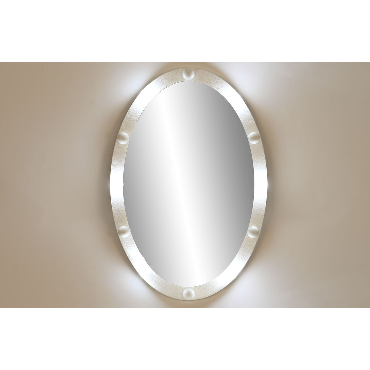 Wall mirror Home ESPRIT White Modern 62,5 X 7,5 X 91 CM