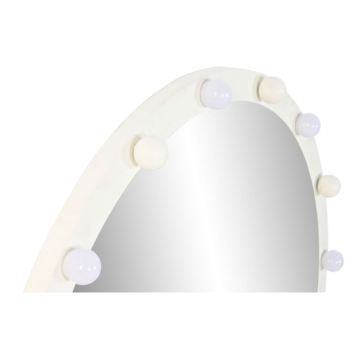 Wall mirror Home ESPRIT White Modern 100 X 7,5 X 100 CM