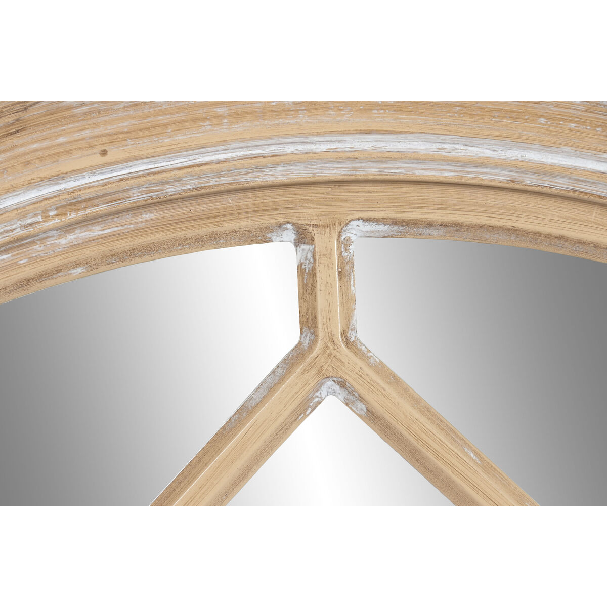 Wall mirror Home ESPRIT Natural Stripped