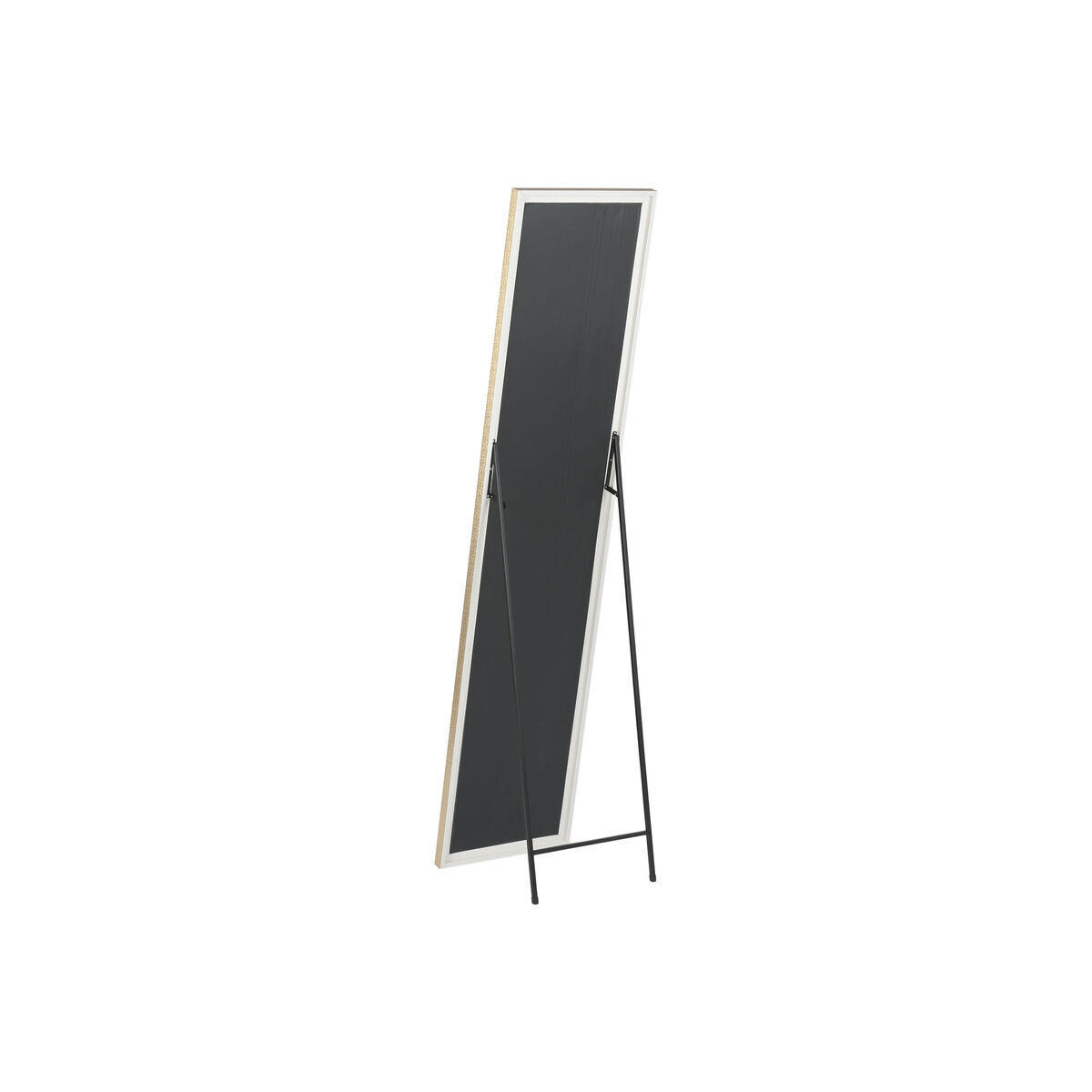 Free standing mirror Home ESPRIT White Brown Beige Grey Crystal polystyrene 35,5 x 40 x 156 cm (4 Units)