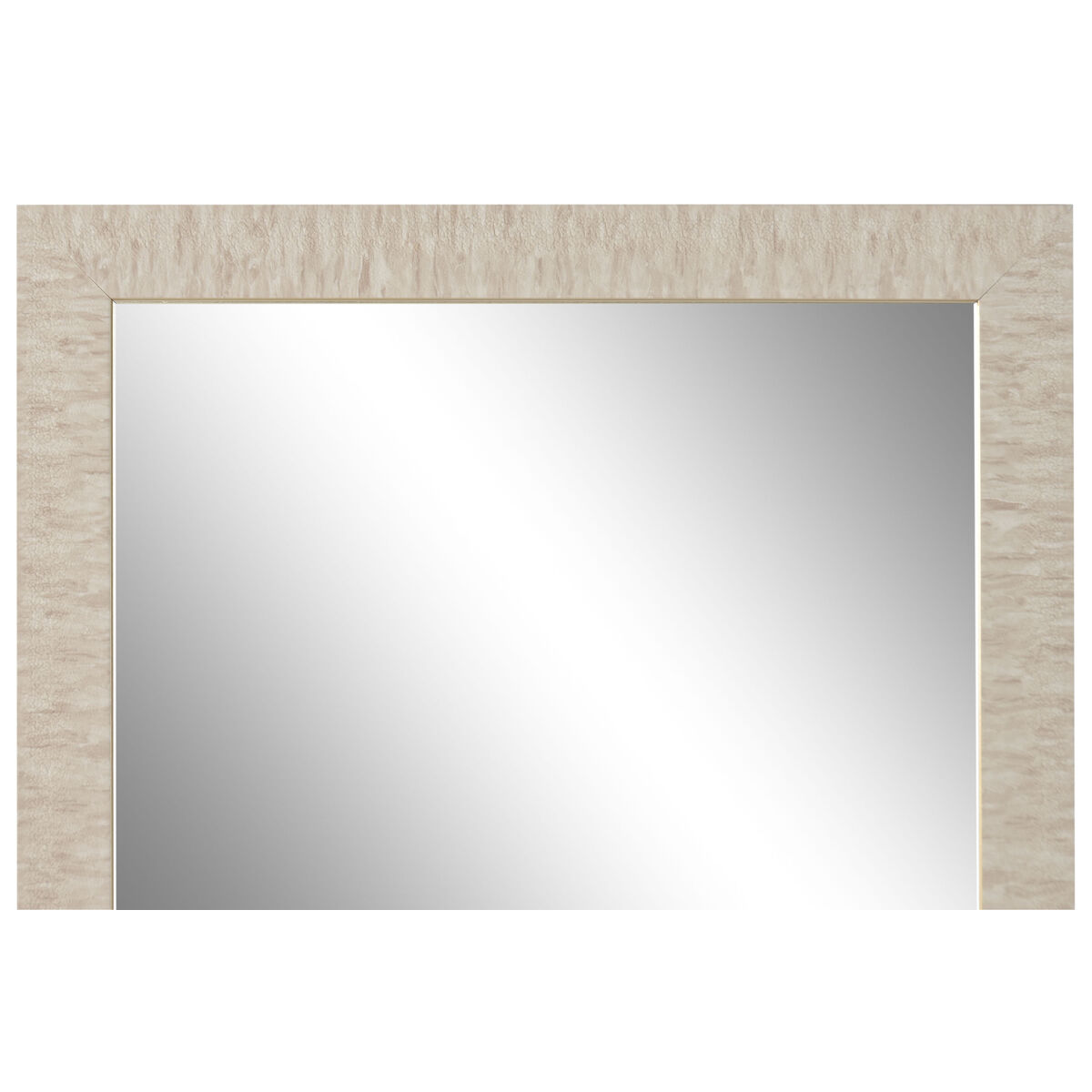 Wall mirror Home ESPRIT White Brown Beige Grey Modern (4 Units)