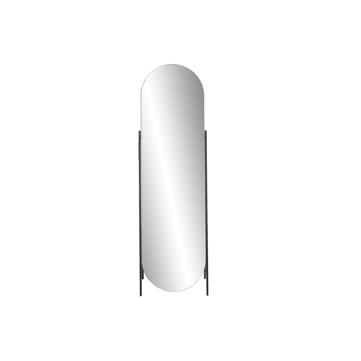 Free standing mirror Home ESPRIT Black Crystal Iron