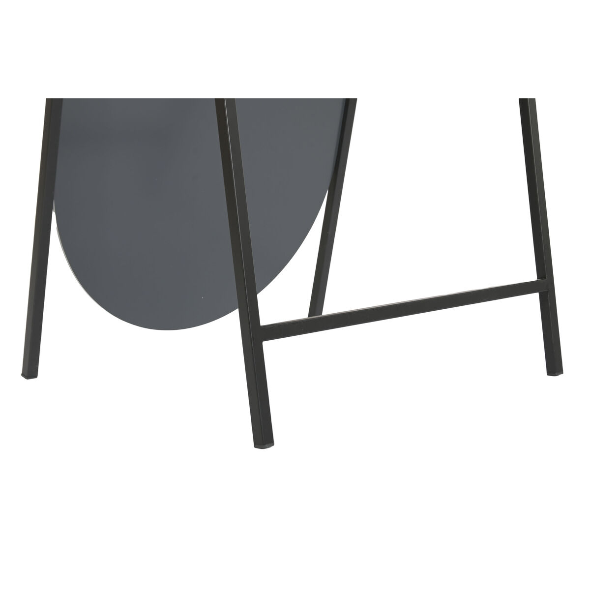 Free standing mirror Home ESPRIT Black Crystal Iron