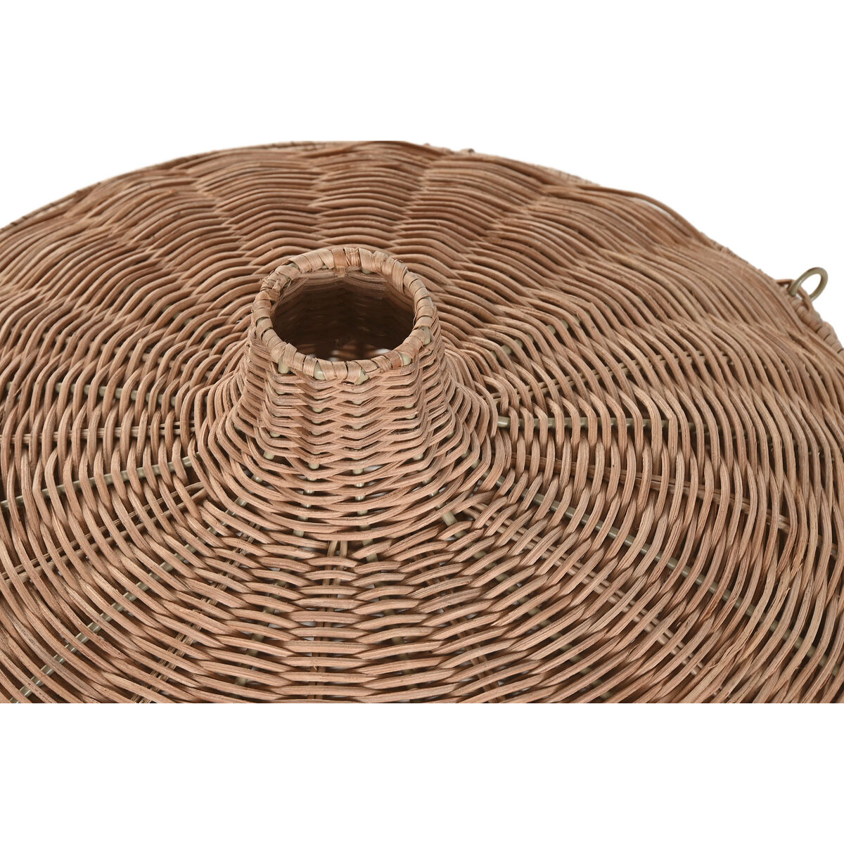 Decorative box Home ESPRIT Natural Metal Tropical (2 Pieces)
