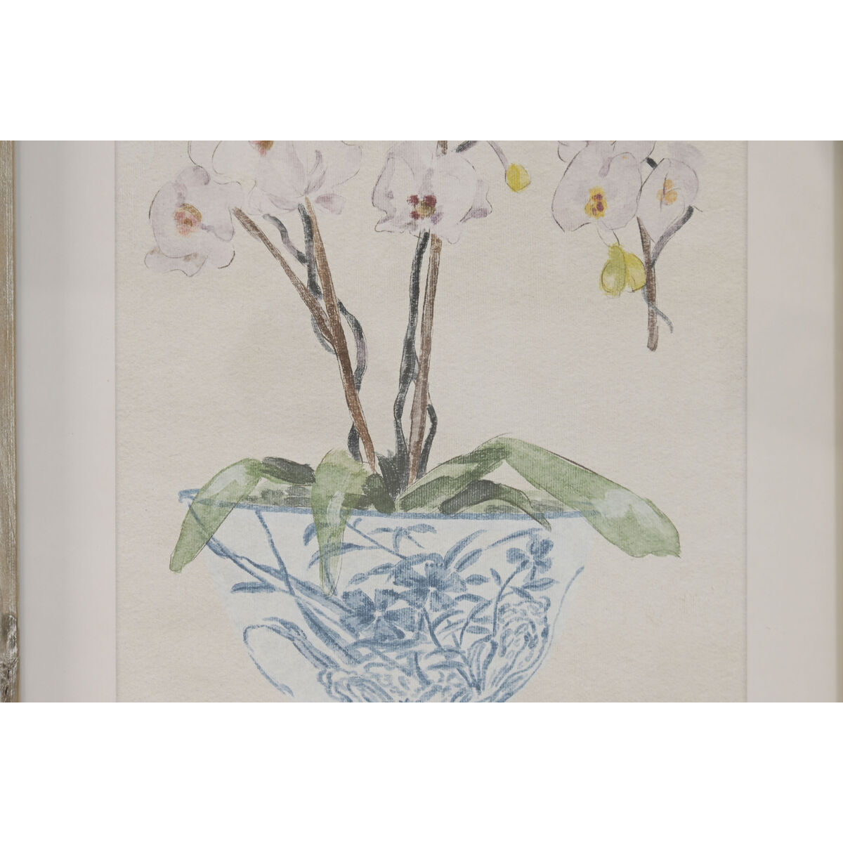 Painting Home ESPRIT Blue White Oriental 35 x 2,5 x 45 cm (4 Units)