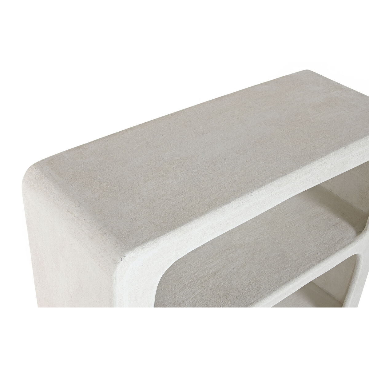Shelves Home ESPRIT White Resin MDF Wood 80 X 30 X 120 CM