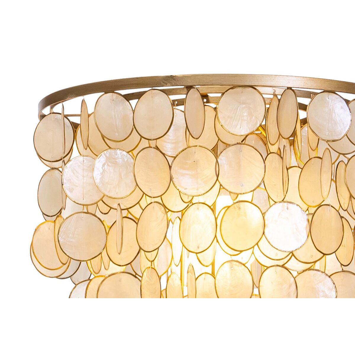 Floor Lamp Home ESPRIT Beige Golden 220 V 40 x 40 x 153 cm