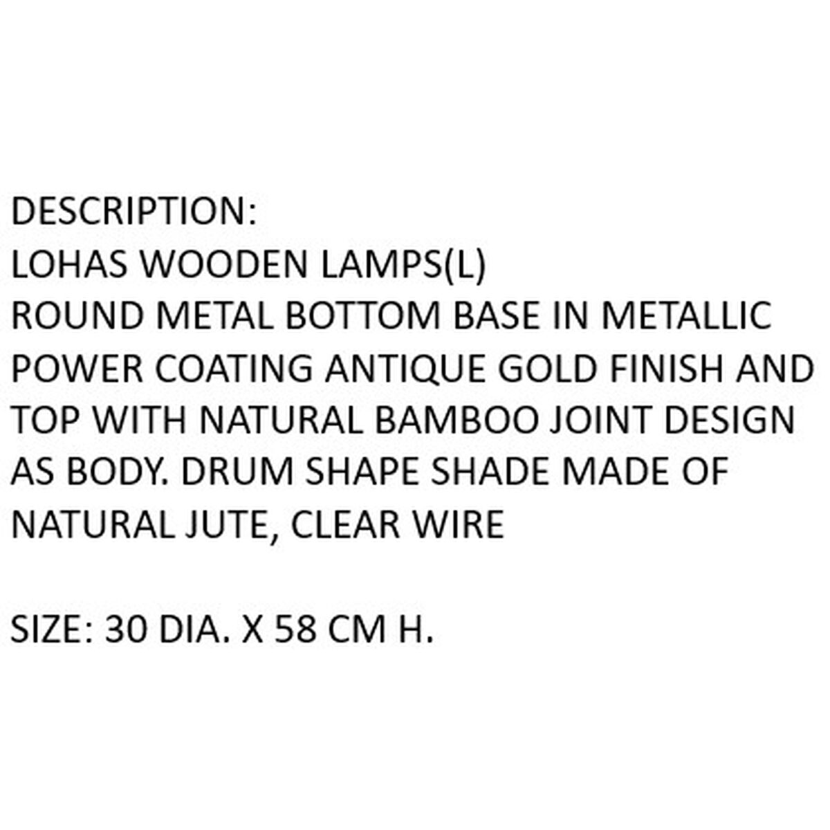 Desk lamp Home ESPRIT Brown 50 W 220 V