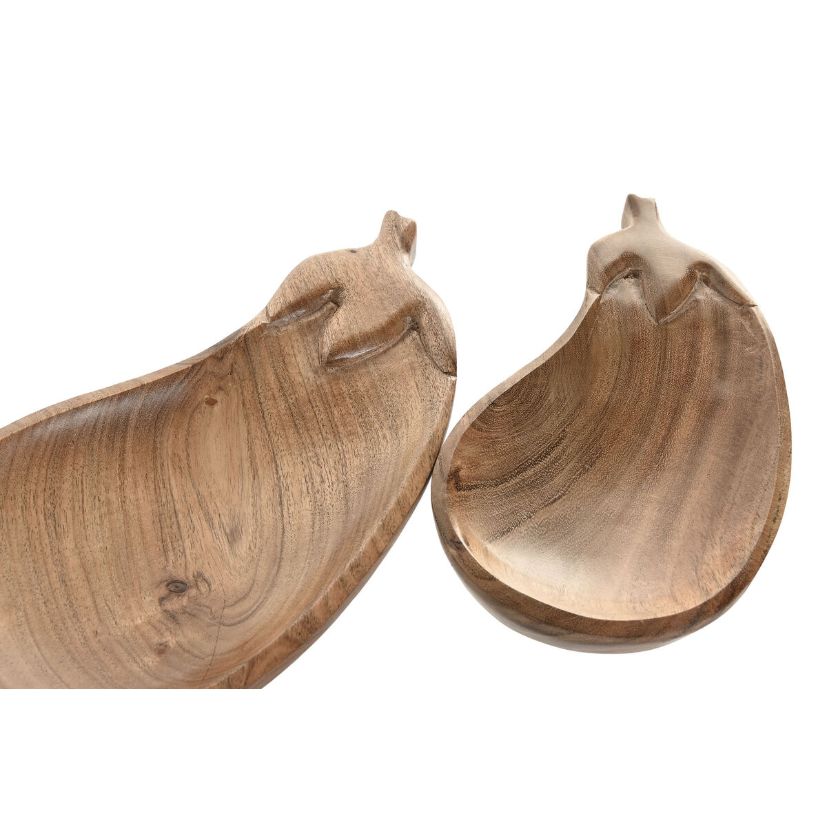 Centerpiece Home ESPRIT Brown Acacia 28 X 14 X 2,5 CM (2 Units)