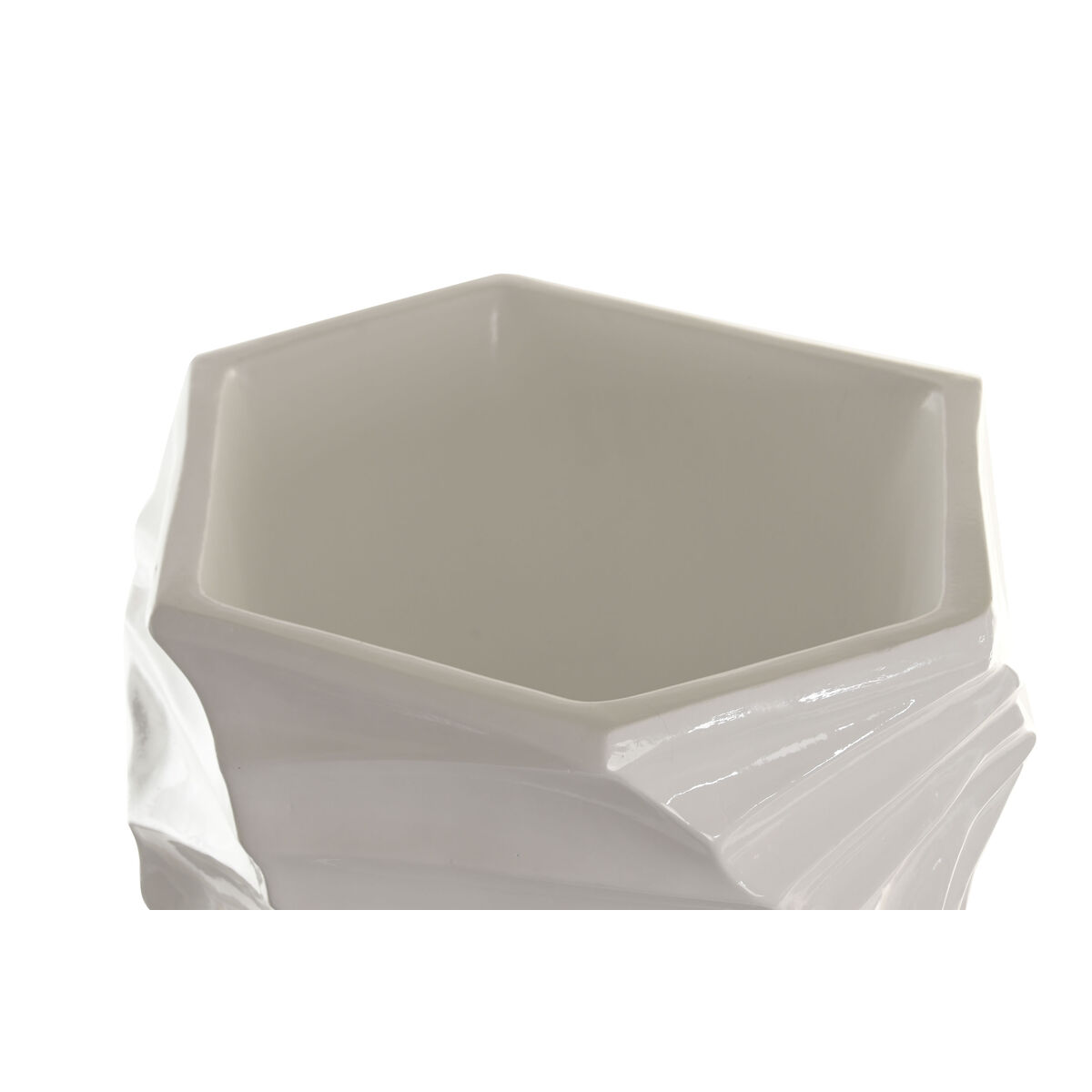 Planter Home ESPRIT White Fibre Modern