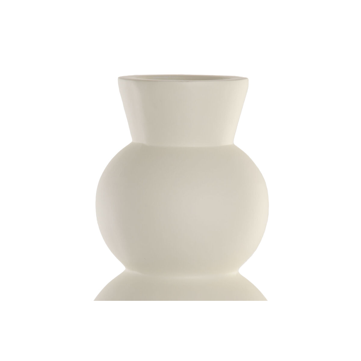 Vase Home ESPRIT White Fibreglass Modern