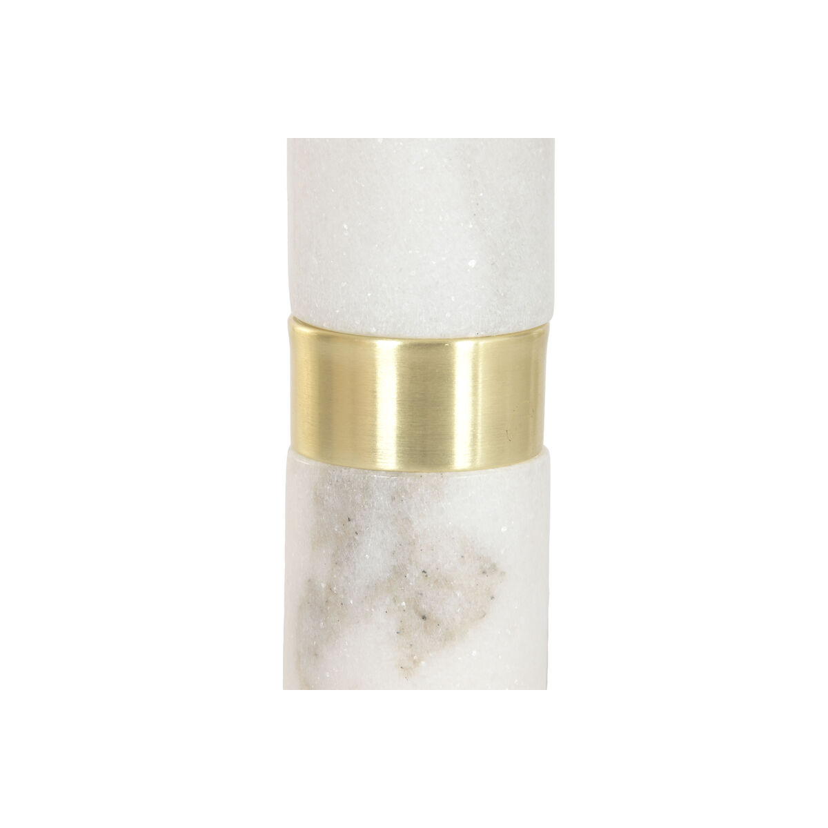 Side table Home ESPRIT White Golden 41 X 41 X 58 CM