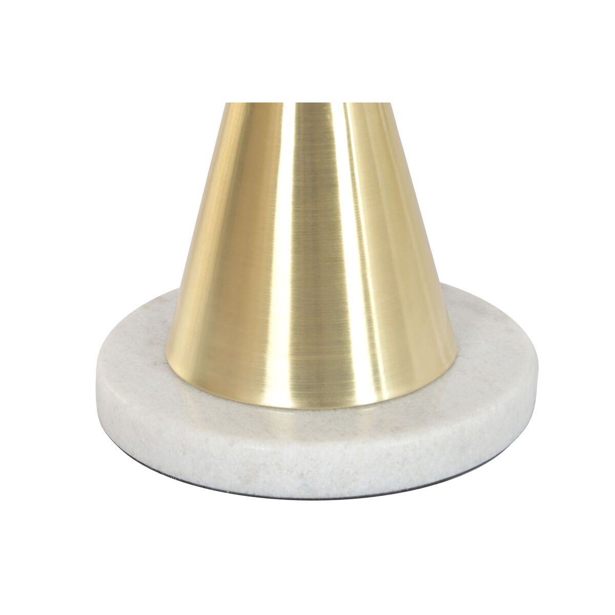 Side table Home ESPRIT White Golden 41 X 41 X 58 CM