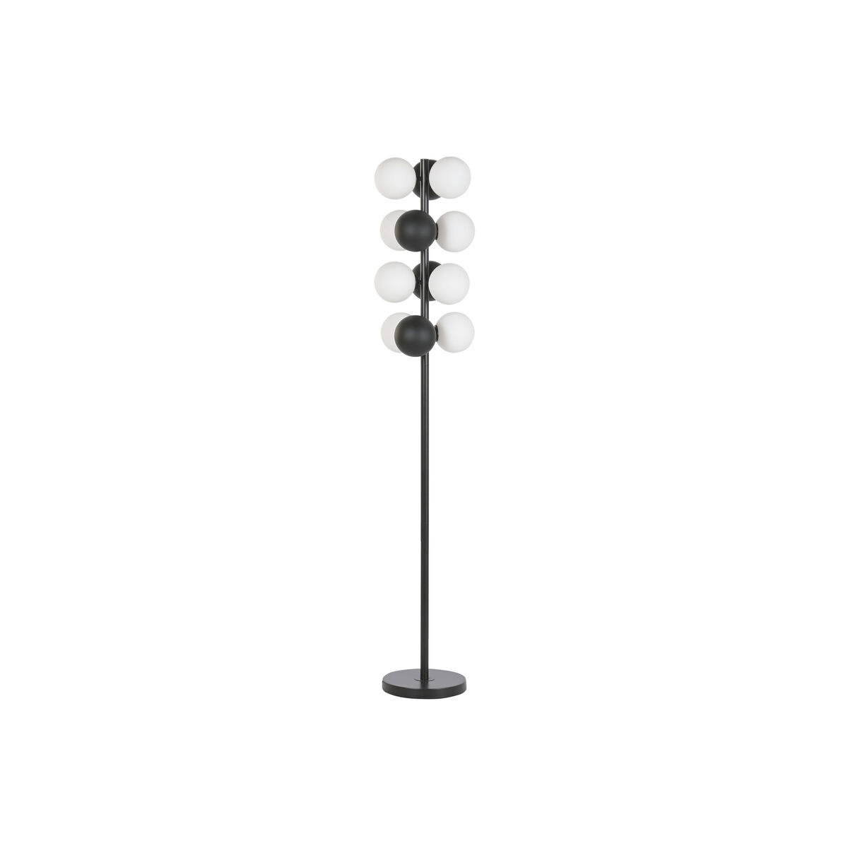 Floor Lamp Home ESPRIT White Black 28 X 28 X 155 CM