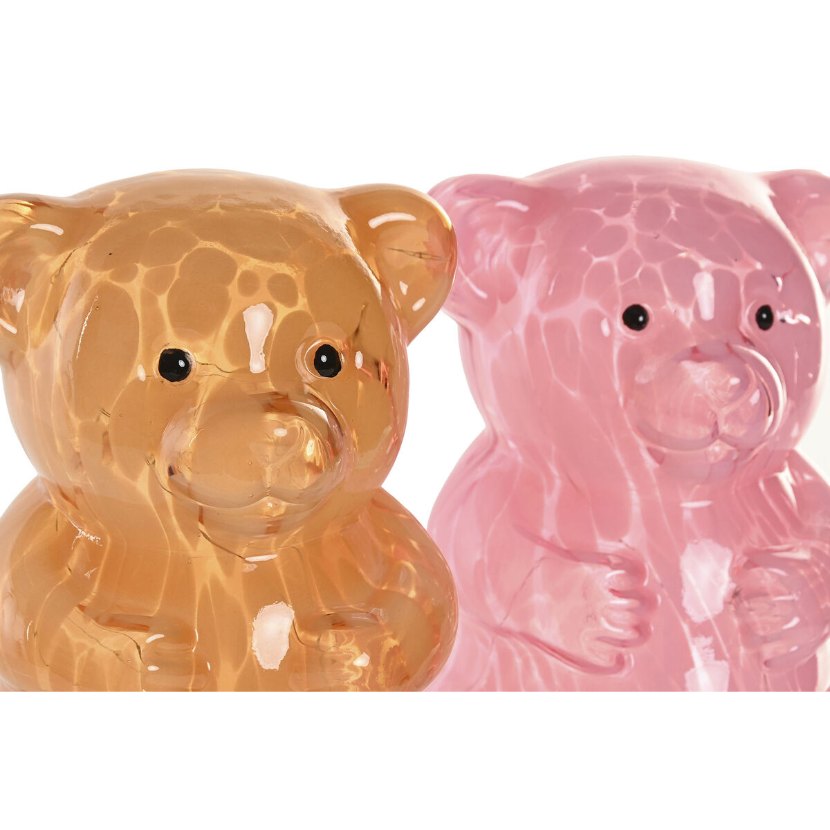 Lighting decoration Home ESPRIT Crystal Urban 13 x 14 x 20 cm (2 Units)